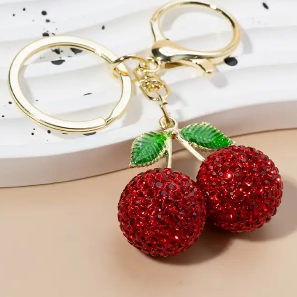 Sparkling Cherry Keychain - Picture 6 of 9
